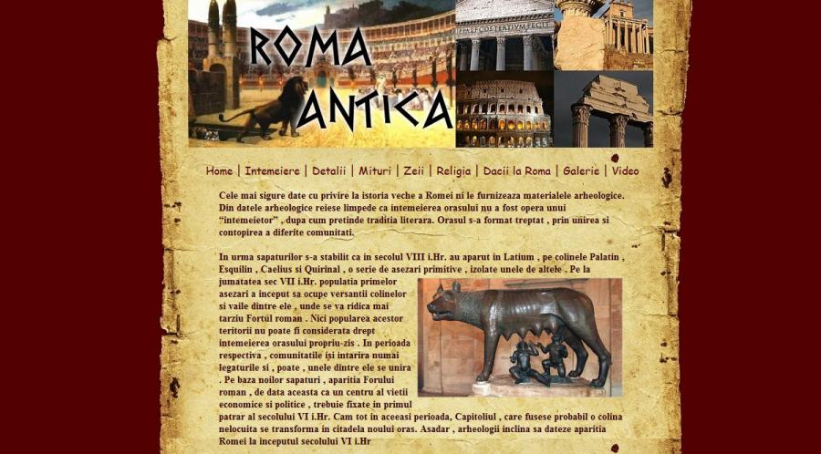 Atestat informatica Roma antica