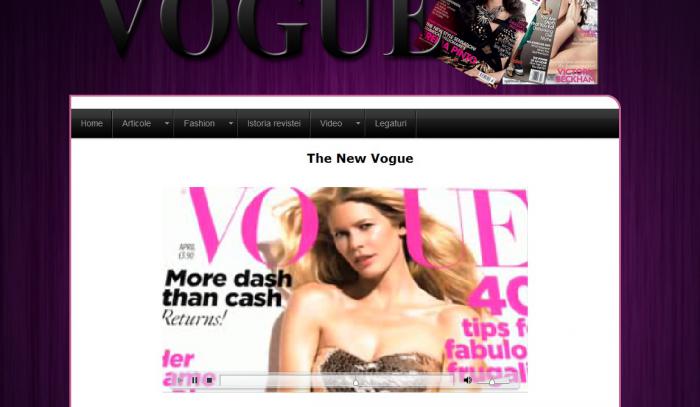 Atestat informatica Revista Vogue