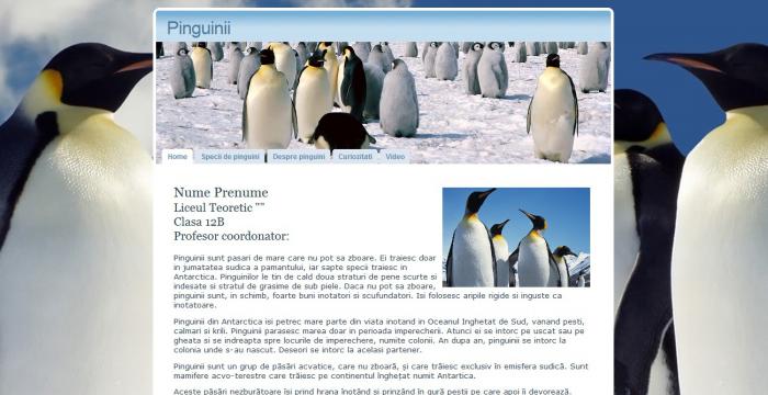 Atestat informatica Pinguinii