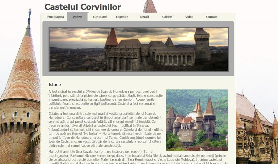 Atestat informatica Castelul Corvinilor