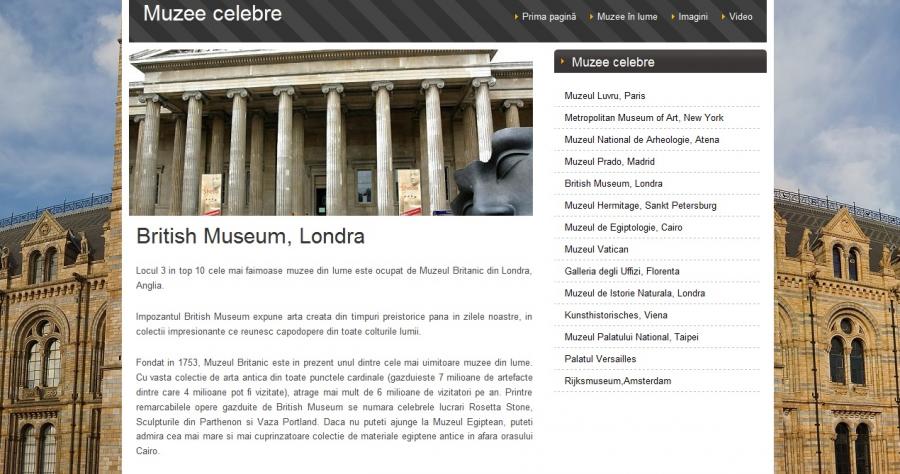 Atestat informatica Muzee celebre