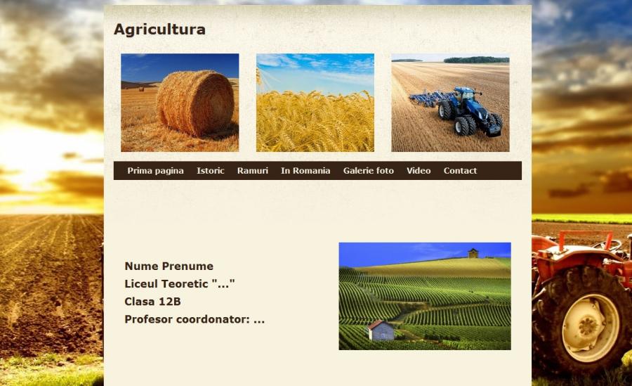 Atestat informatica Agricultura