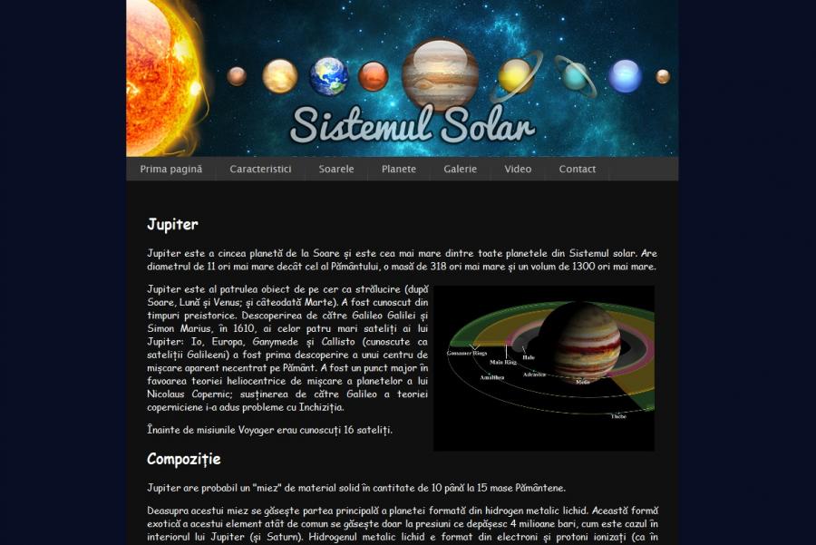 Atestat informatica Sistemul Solar v2