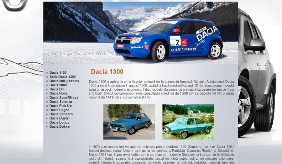 Atestat informatica Dacia