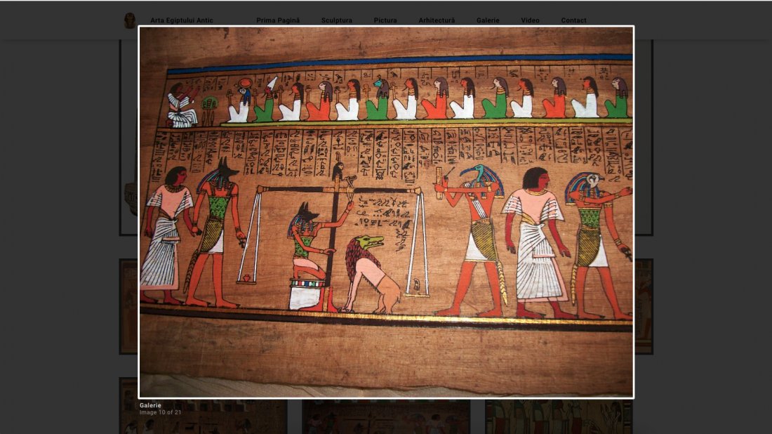 Atestat informatica Arta Egiptului Antic
