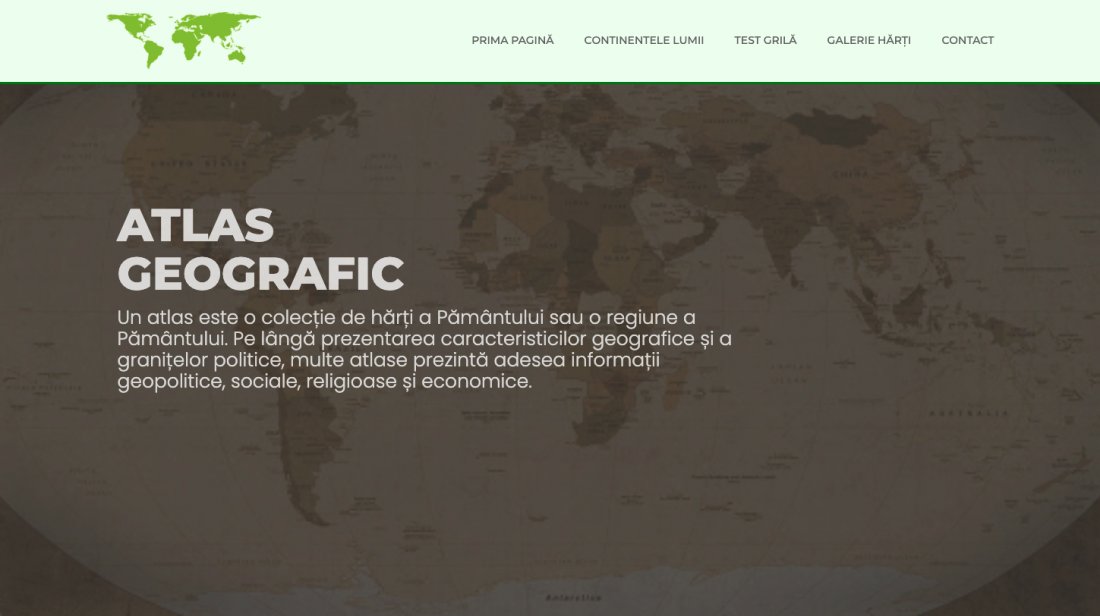 Atestat informatica Atlas geografic