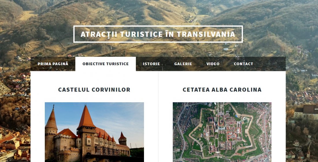 Atestat informatica Atractii turistice in Transilvania