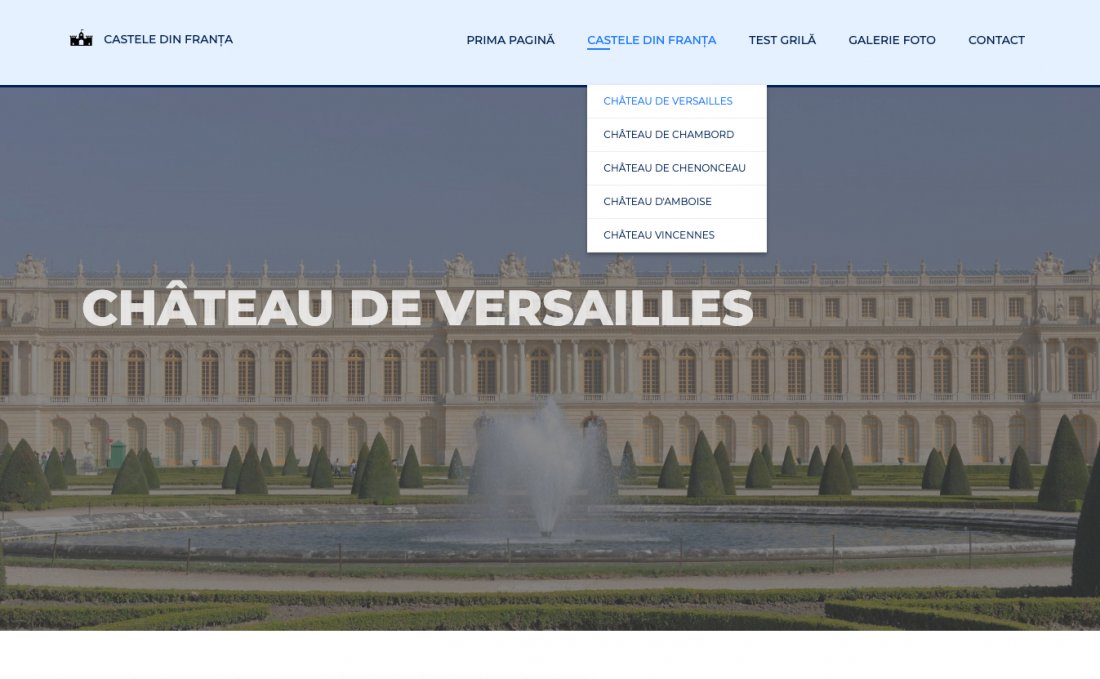 Atestat informatica Castele din Franta