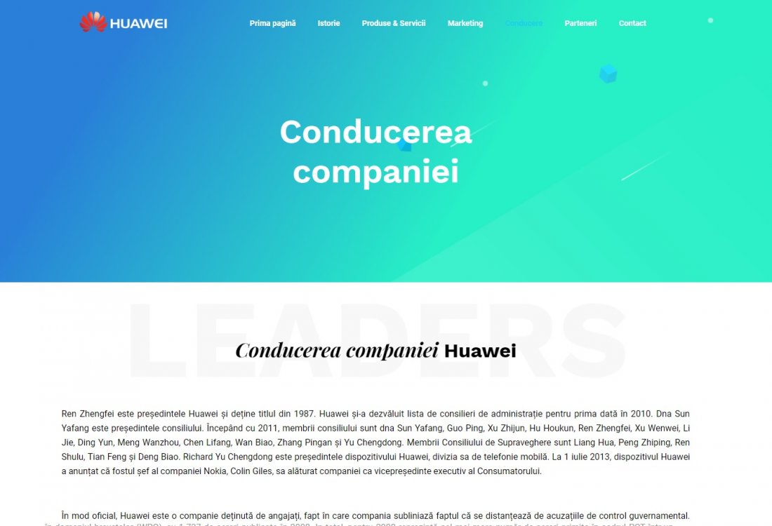 Atestat informatica Huawei