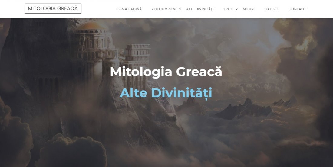 Atestat informatica Mitologia greaca si zeii greciei antice