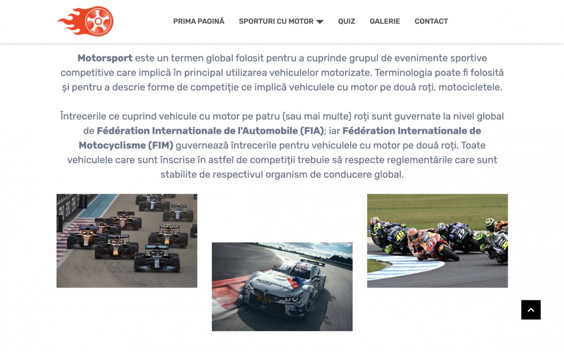 Atestat informatica Motorsport