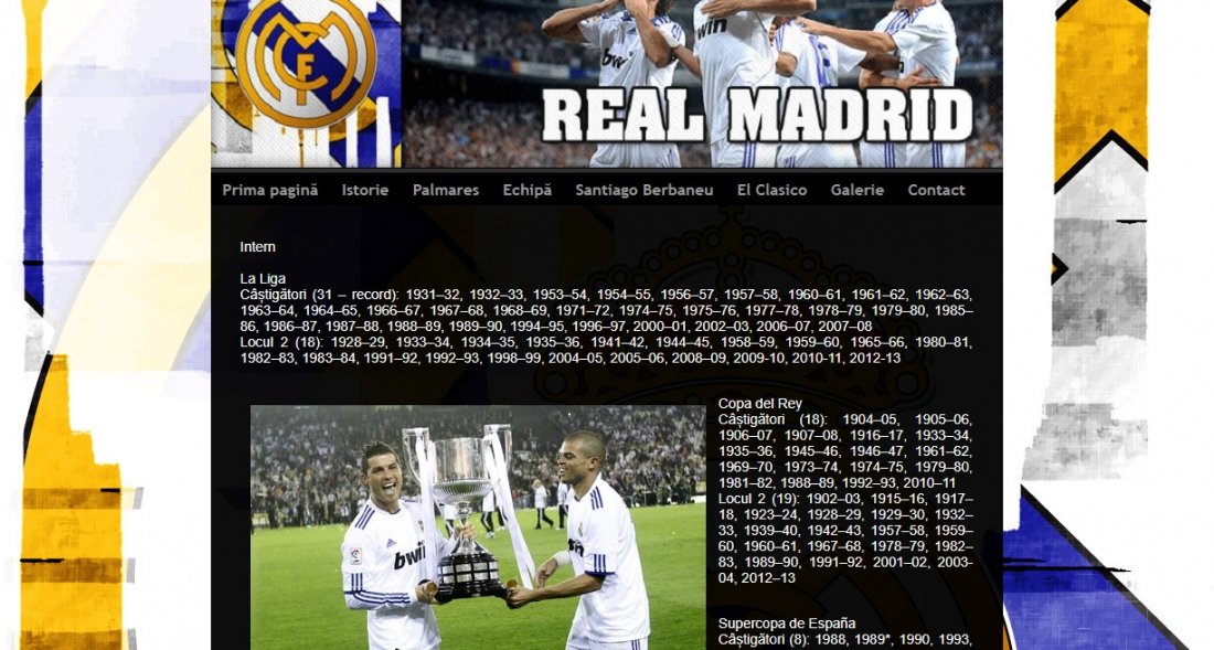 Atestat informatica Real Madrid