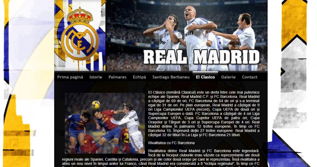 Atestat informatica Real Madrid