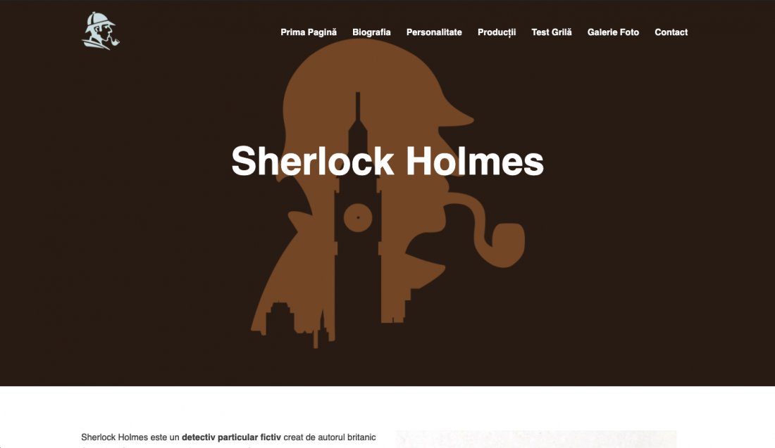 Atestat informatica Sherlock Holmes