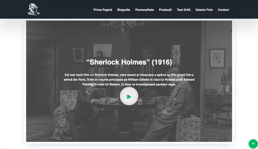 Atestat informatica Sherlock Holmes