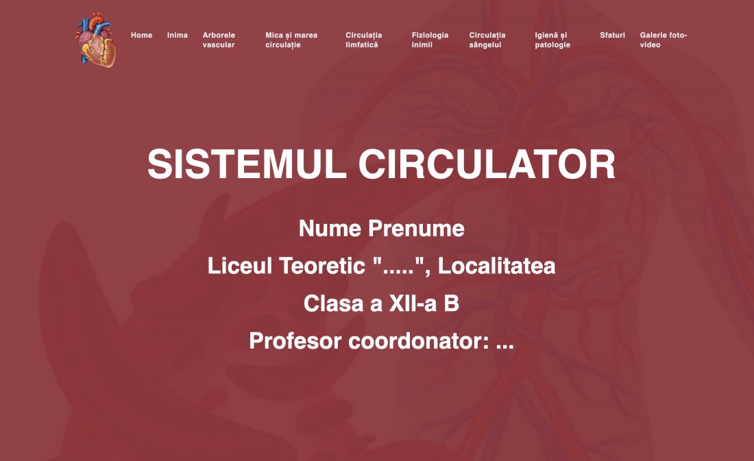 Atestat informatica Sistemul circulator v3