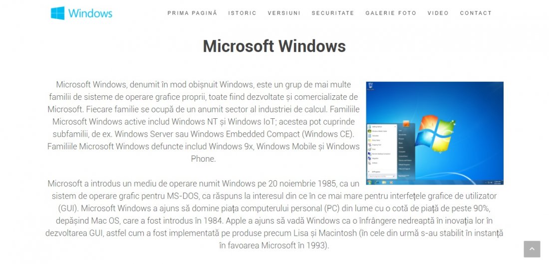 Atestat informatica Windows